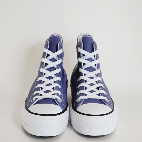 Converse CTAS Lift Hi Slate Lilac Leather Women's Platform Sneakers A09954C NWT - Picture 6 of 6
